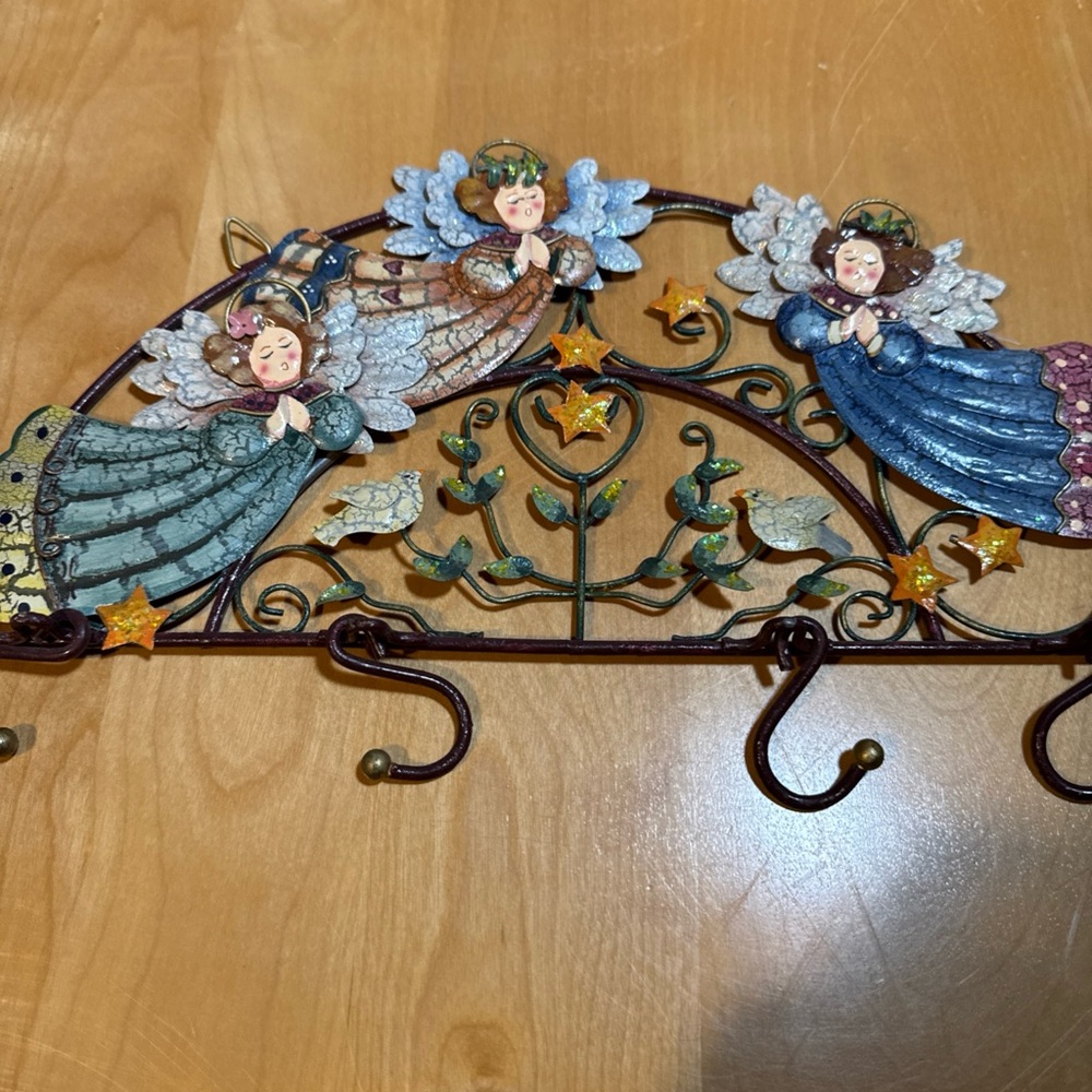 Angel Wall Hook Decor with Stars